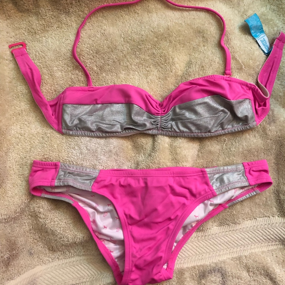 New without tags ViS pink bikini